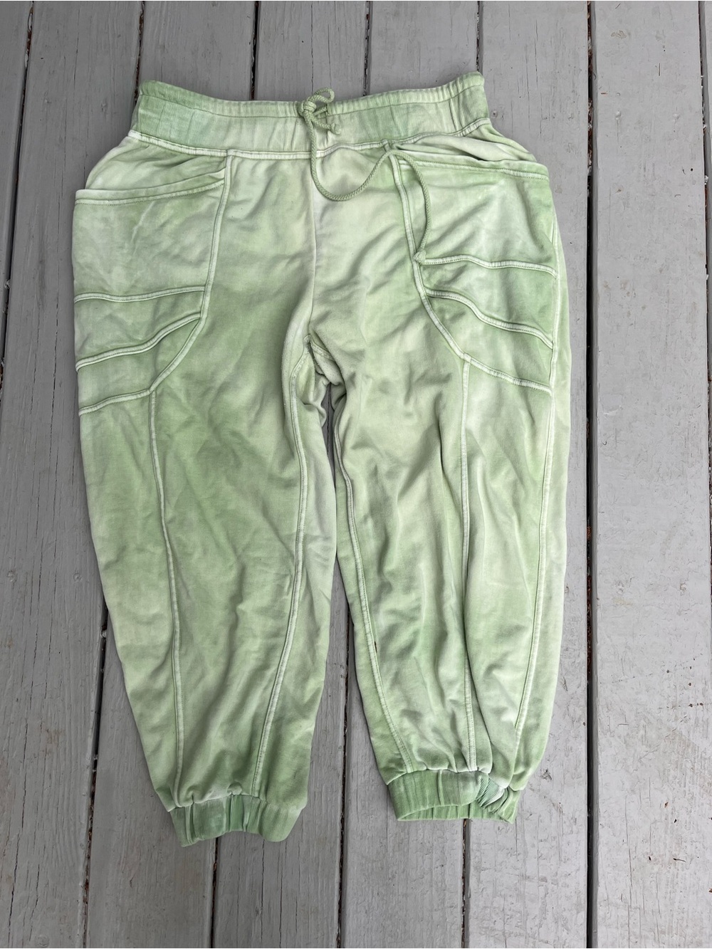 Daily Practice by Anthropologie Barrel Sweatpants in Sea Foam Green